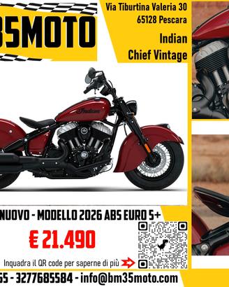 Indian Chief Vintage 2026