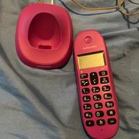 Motorola telefono cordless fisso pink