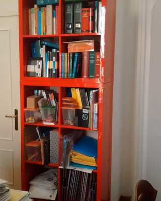 LIBRERIA COLORE ROSSO IKEA