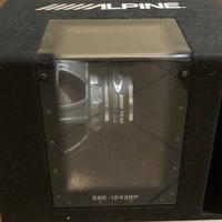Subwoofer Alpine e amplificatore Dragster