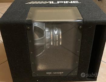 Subwoofer Alpine e amplificatore Dragster