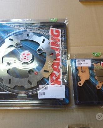 Disco freno dietro e pastiglie braking kawa Z 750