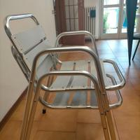 Sedie in alluminio