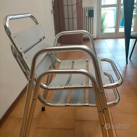 Sedie in alluminio