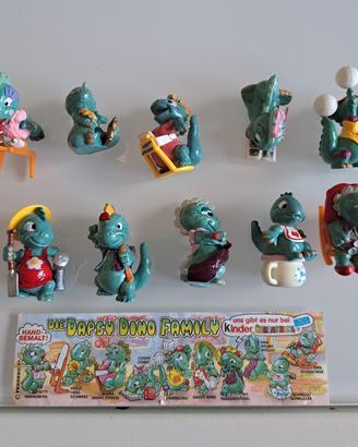 KINDER SORPRESA DINO FAMILY 1997 +1 CARTINA 