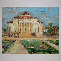 Quadro in vetro fuso - La Rotonda di Vicenza