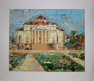 Quadro in vetro fuso - La Rotonda di Vicenza