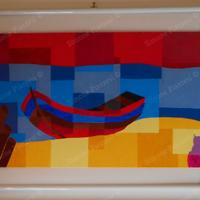 Quadro di Simone Piazzesi - ARENILE AL TRAMONTO