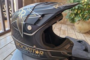 Casco FOX V4 Carbon ROCKSTAR Taglia S (COME NUOVO)