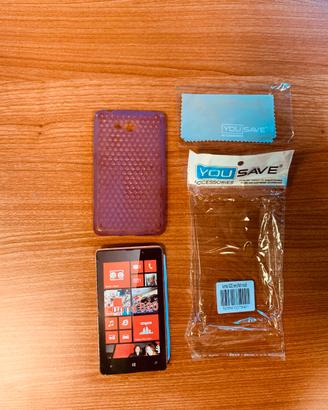 Custodia in silicone per Nokia Lumia 820