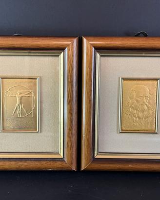 Quadretti in Foglia Oro 24k