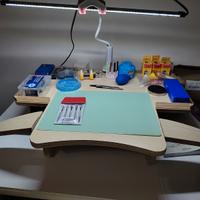 Tavolino/tavolo orologiaio workbench watchmaker