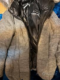 Giaccone lana e pelliccia marella