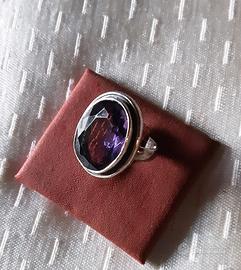 Anello Ametista Arg.925 Grande