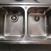 Lavabo in acciaio inox