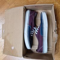 Vans 44 tela blu-bordeaux nuove