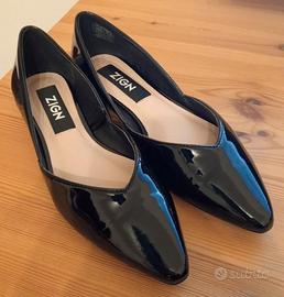 Ballerina ZIGN Patent Black Taglia.37
