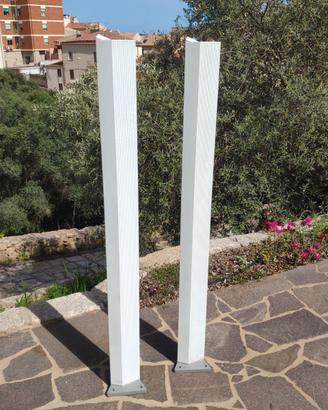 Coppia di pali da illuminazione giardino