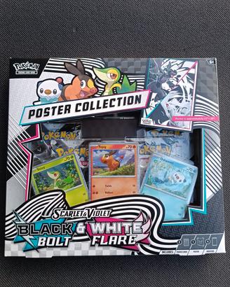 Pokémon Black Bolt e White Flare Poster Collection