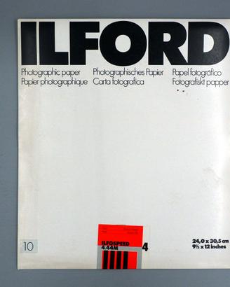 10 fogli carta fotografica ilfordilfospeed 24x30 4