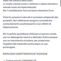 Lavabo da appoggio di design