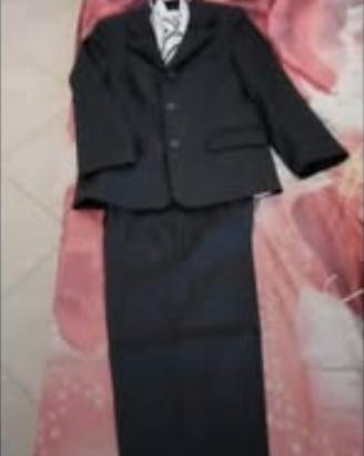 Completo bimbo elegante colore blu anni 9/10