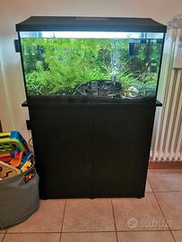 Acquario + mobiletto ed accessori