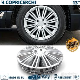 4 Copricerchi per OPEL 13 Pollici CoppetteSilver