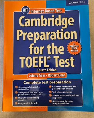 2 libri preparazione TOEFL iBT