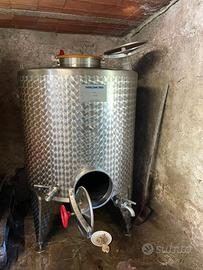 Serbatoio inox vino con portello Cavalzani
