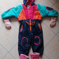Tuta neve bambina 36 mesi scarpe nr. 28