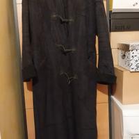 Cappotto lungo con cappuccio 