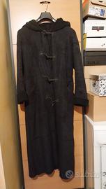 Cappotto lungo con cappuccio 