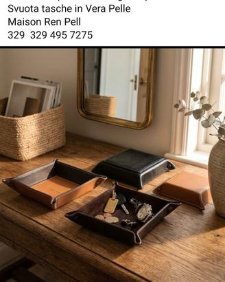 svuota tasche in Vera Pelle 
