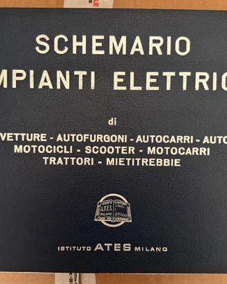 Libro d'epoca Schemi elettrici Vetture e Motocicli