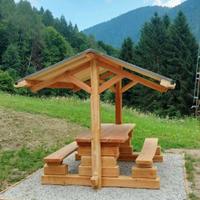 gazebo in larice 