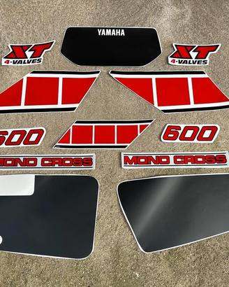 Adesivi YAMAHA XT 600 43F 1983/86 - moto bianca