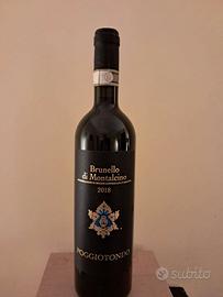 Vino Brunello di Montalcino anno 2018