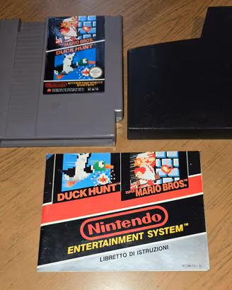 Super Mario Bros Duck Hunt Nintendo NES + Pistola