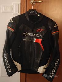 Giacca in pelle Alpinestars GP Force Airflow