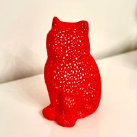 Gatto scheletrato stampato in 3D