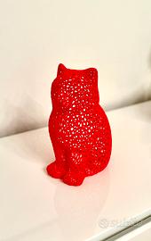 Gatto scheletrato stampato in 3D