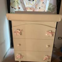 Mobiletto Erbesi con fasciatoio e bagnetto