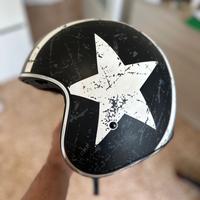 Casco moto vintage Cafè Racer XL