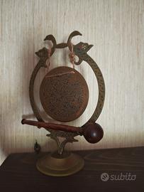 gong Indiano vintage  ottone 