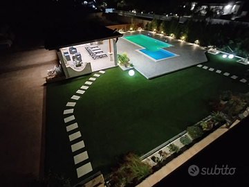 Location con piscina per eventi