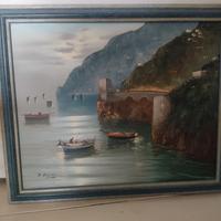 quadro costiera amalfitana 