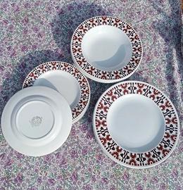 Servizio Piatti *4 Vintage R. Ginori Laveno 12 pz