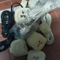 stock vecchi connettori telefonici