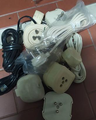 stock vecchi connettori telefonici